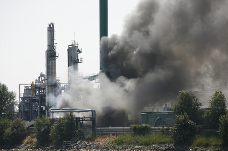 refinery fire